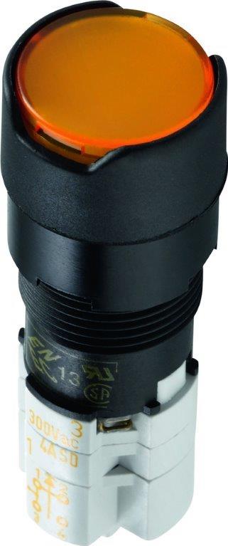 RAFI GmbH & Co. KG-1.15.108.982/0000 Druckknopfschalter Switch Push Button N.O./N.C. 4PST Flush Round Button 4A 250VAC 230VDC Latching Panel Mount Solder Box