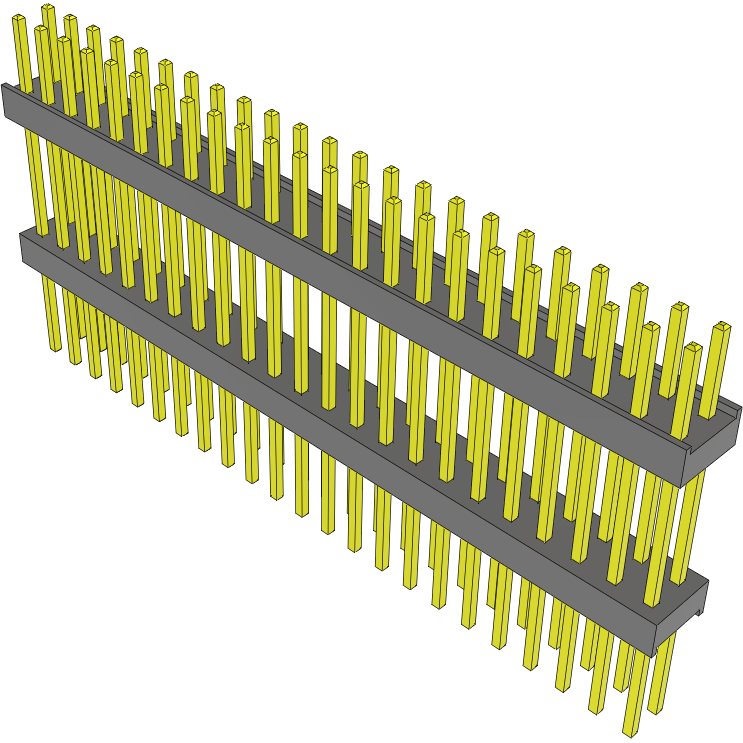 Samtec-EW-23-20-G-D-590 Steckverbinderleisten und Leiterplattenbuchsen Conn Board Stacker HDR 46 POS 2.54mm Solder ST Top Entry Thru-Hole Bulk
