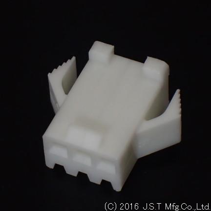 JST Manufacturing-SMP-03V-NC Einzeladersteckverbinder, Gehäuse Conn Housing PL 3 POS 2.5mm Crimp ST Panel Mount White Bag