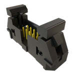 Conn Ejector Header HDR 10 POS 2.54mm Solder ST Top Entry Thru-Hole Tube