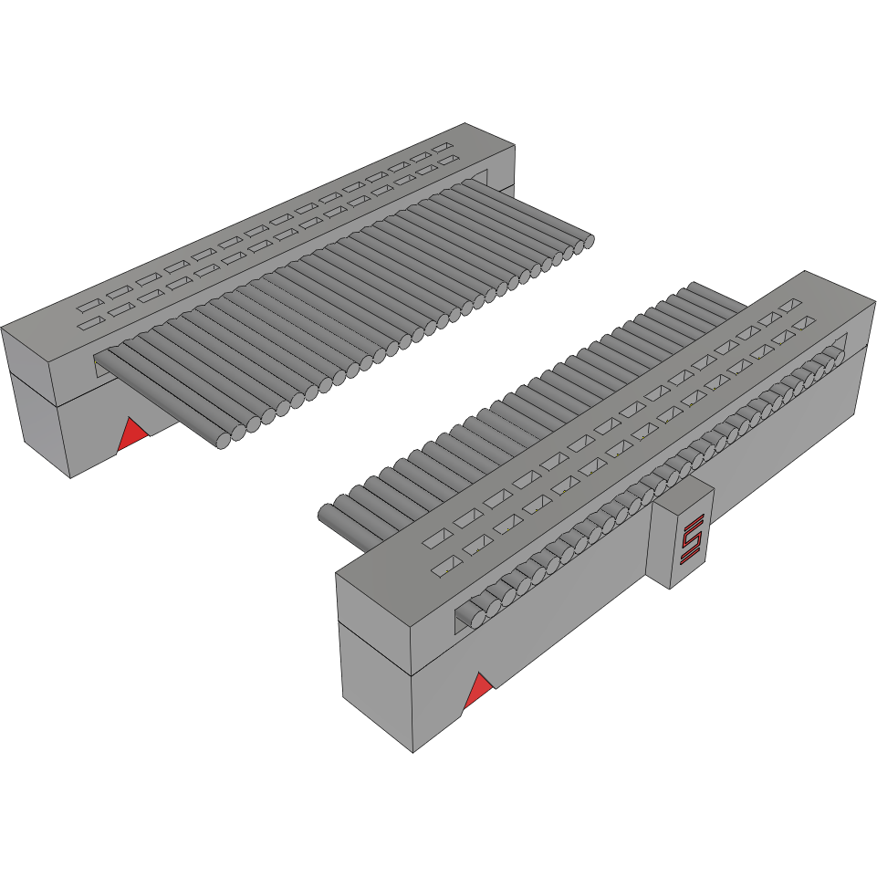 Samtec-FFSD-15-D-23.70-01-N Flachband Kabelbaugruppen Cable Assembly 0.6m 30AWG 1.27mm 30 to 30POS IDC Connector to IDC Connector F-F TIGER EYE™ Bulk