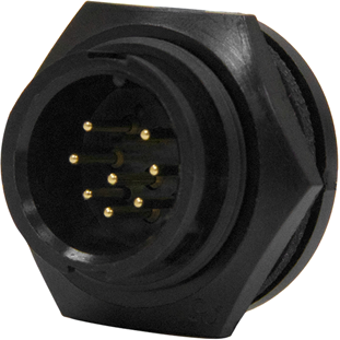 Switchcraft-4282-8PG-300 Conector circular Conn Circular PIN 8 POS Solder Cup ST Panel Mount 8 Terminal 1 Port