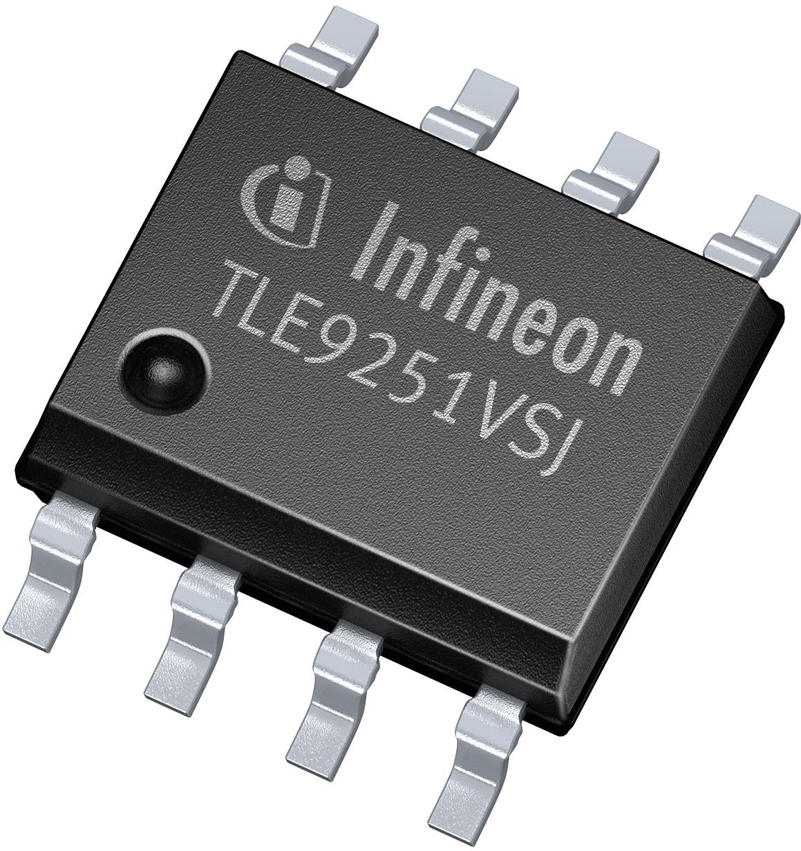 Infineon Technologies AG-TLE9251VSJXUMA1 CAN (Controller Area Network) CAN 5Mbps Standby 3.3V/5V Automotive AEC-Q100 8-Pin DSO T/R