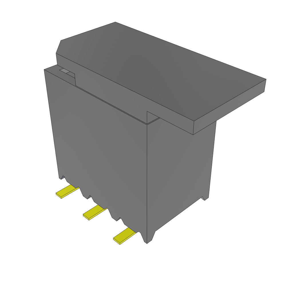 Samtec-SSM-103-L-DV-BE-K-TR Piastre connettori e prese PCB Conn Socket Strip SKT 6 POS 2.54mm Solder ST Bottom Entry SMD T/R