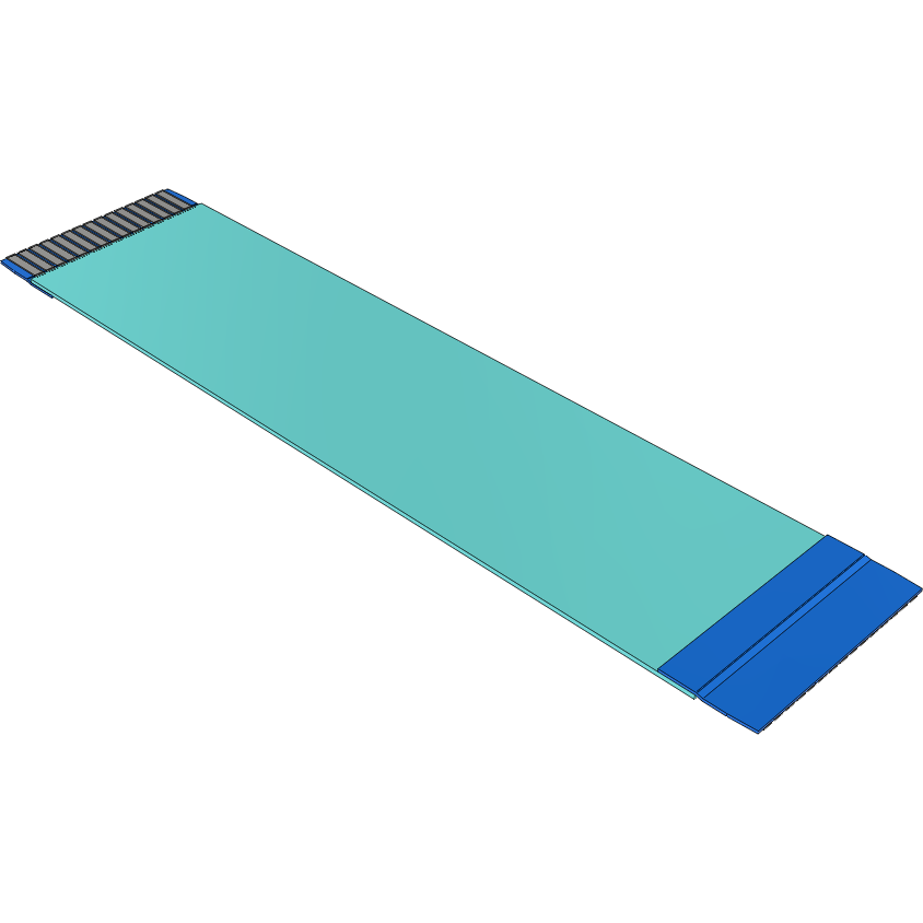 Samtec-FJ-15-R-02.36-4 Flachband Kabelbaugruppen Cable Assembly 0.059m 1mm 15 to 15POS FFC to FFC Bulk