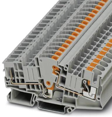 PHOENIX CONTACT-PTME 6/1P Steckverbinder, Klemmenblöcke Conn Terminal Block 2 POS T DIN Rail 30A