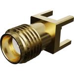 Conn SMA 0Hz to 18GHz 50Ohm Solder ST Thru-Hole RCP Gold SMA Tray
