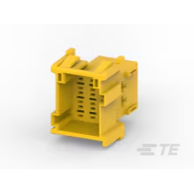 TE Connectivity-1-967626-1 Einzeladersteckverbinder, Gehäuse Conn Housing PL 9 POS 5mm Crimp ST Panel Mount Yellow Bag