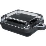 Black Polycarbonate Flange Mount Waterproof Pendant Enclosure with Looped Gun Metal Seal	 <h4><strong>CALIFORNIA&nbsp;PROPOSITION</strong> ⚠️<strong>65&nbsp;WARNING</strong>⚠️</h4>