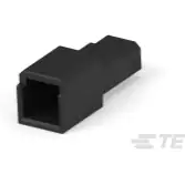 TE Connectivity-1-1903129-2 Einzeladersteckverbinder, Gehäuse Conn Housing PL 2 POS 2.5mm Crimp ST Cable Mount Black Bag