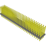 Conn Unshrouded Header HDR 120 POS 2mm Solder ST Top Entry Thru-Hole Bulk