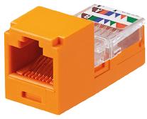 Panduit-CJ588ORY Steckverbinder, Telefon und Telekommunikation Conn RJ-45 F 8 POS Crimp ST Cable Mount 8 Terminal 1 Port Cat 5e