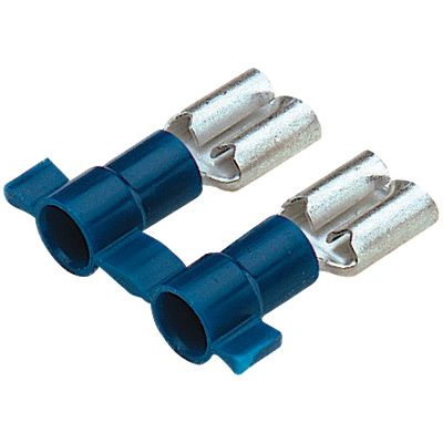 Panduit-DV14-250B-3K Steckverbinderanschlüsse Quick Disconnect Terminal 14-16AWG Brass Blue F 21.1mm Tin T/R