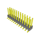 Conn Unshrouded Header HDR 24 POS 2.54mm Solder ST Top Entry SMD Tube