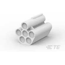 TE Connectivity-794912-1 Connector Discrete Wire Housing Conn Housing RCP 6 POS Crimp ST Cable Mount Natural Package
