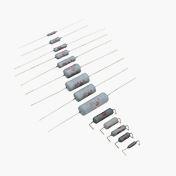 Vitrohm-CRS300JT-73-R022AA Foro singolo fissato al resistore Res Wirewound 0.022 Ohm 5% 2.7W 500ppm/°C to 900ppm/°C AXL