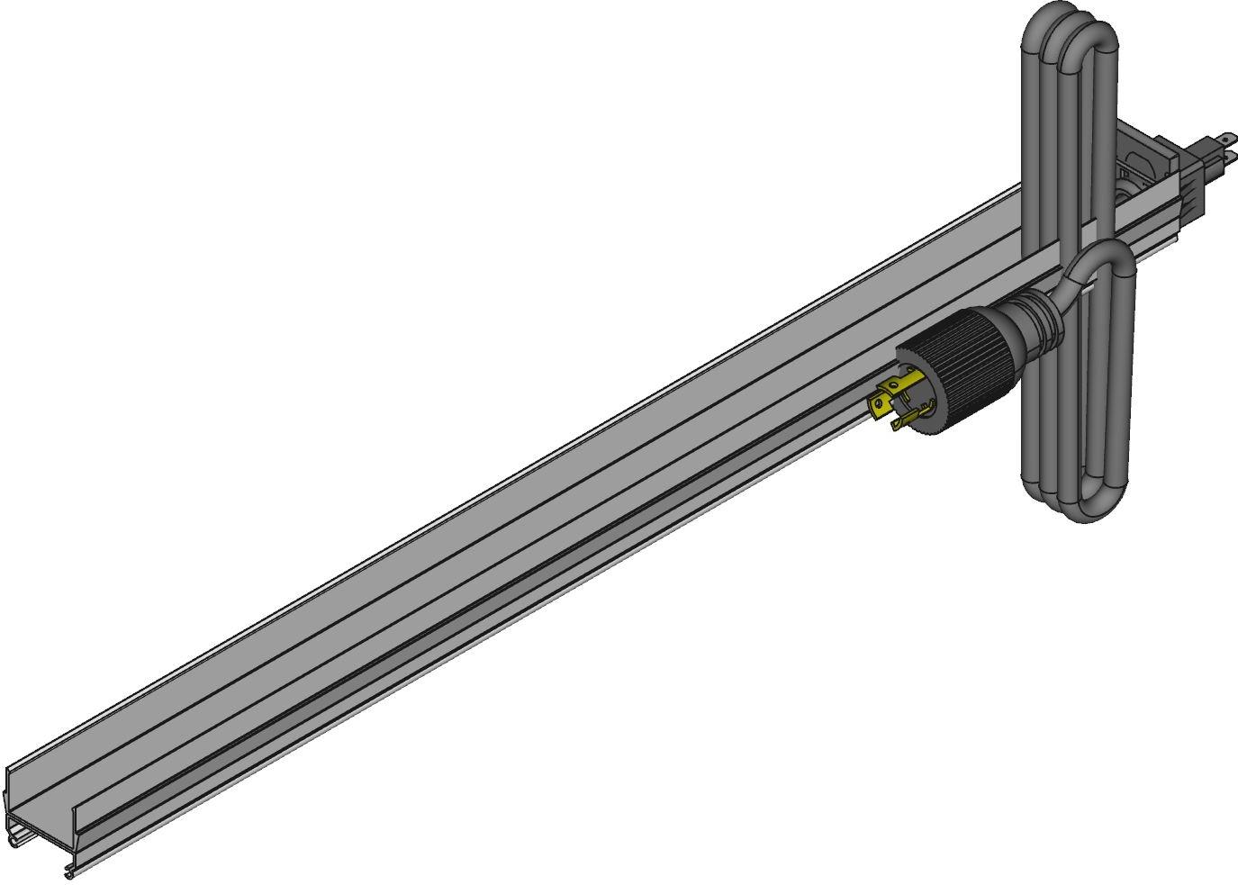 Hammond Manufacturing-15852T6D1 Stromverteilungseinheit VERTICAL STRIP, 6 OUTLETS