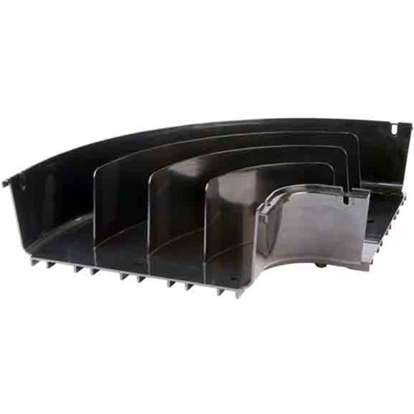 TE Connectivity-FGSB-MH9E-F Kabelzubehör Cable Accessories Fiber Raceway Elbow Section Engineering Thermoplastic Black Box/Tray