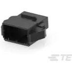 TE Connectivity-1-1903131-6 Carcaza de cables discretos de conector Conn Housing M 12 POS 2.5mm Crimp ST Panel Mount Black Bag