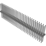 Conn Unshrouded Header HDR 60 POS 2mm Solder ST Top Entry Thru-Hole Bulk