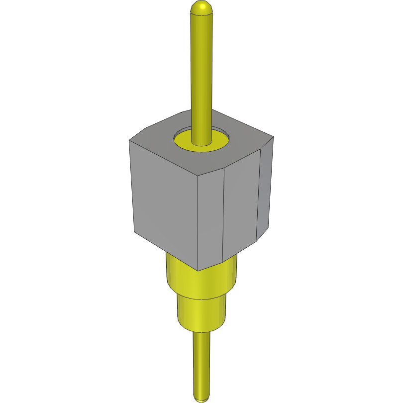 Samtec-BHS-101-T-A Steckverbinderleisten und Leiterplattenbuchsen Conn Unshrouded Header HDR 1 POS Solder ST Top Entry Thru-Hole Bulk