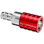 Amphenol-SQD-06SBDN-PRD001 热量管理配件 Thrml Mgmt Access Liquid Cooling Socket Red Staniless Steel