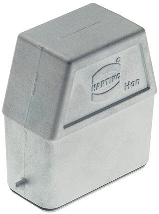 HARTING-09620250540 Schrumpfbalgenadapter Hood 90° 16A Shell Size Die Cast Aluminum Single Lock Han®
