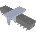 Conn Socket Strip SKT 24 POS 1.27mm Solder ST Top Entry SMD TIGER CLAW™ Tray