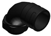 Thomas & Betts-NSBV-M406-13 Kabelzubehör S FTNG 90D M40NW36 Pa6/Br 13 BLK