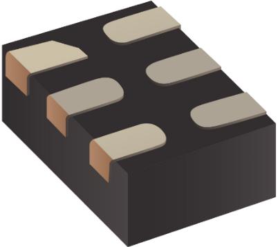 Bourns-CDDFN6-3312P Suppresseurs ESD ESD Suppressor Diode Array Uni-Dir 3.3V 6-Pin DFN T/R