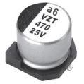 Lelon Electronics-VZT221M1ETR-0607 Condensatore alluminio Cap Aluminum Lytic 220uF 25V 20% (6.3 X 7.7mm) SMD 0.6A 2000h 105°C