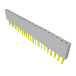 Conn Socket Strip SKT 23 POS 2.54mm Solder ST Top Entry Thru-Hole Bulk