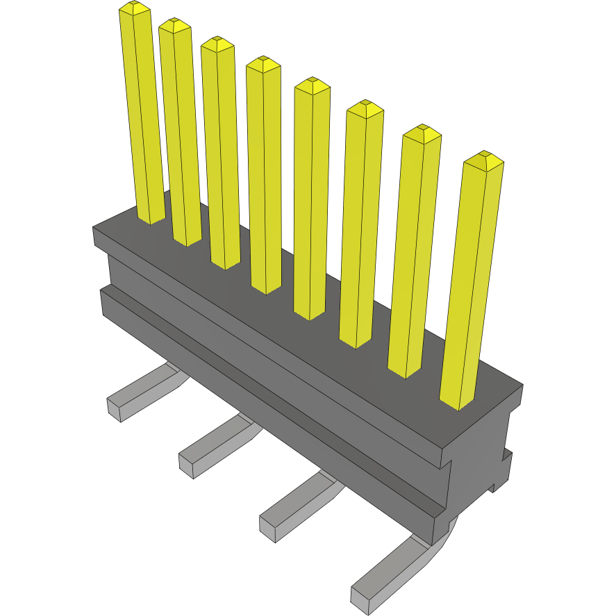 Samtec-FTR-108-52-S-S Connector Headers and PCB Receptacles Conn Unshrouded Header HDR 8 POS 1.27mm Solder ST Top Entry SMD Tube
