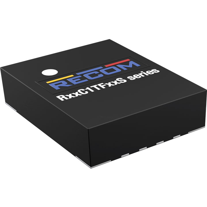 RECOM Power GmbH-R05C1TF05S-R DC to DC Converter and Switching Regulator Module Module DC-DC 5VIN 1-OUT 5V 0.2A 1W 12-Pin SMD Module T/R