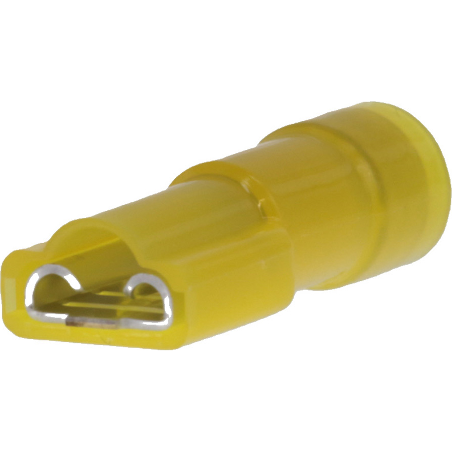 Molex-0196060005 Connector Terminals Quick Disconnect Terminal 10-12AWG Brass Yellow F 26.42mm Tin Avikrimp™ Bag
