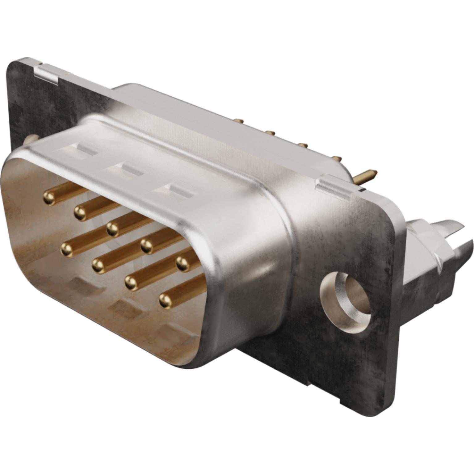 Molex-1731091061 Steckverbinder, D-Sub Conn D-Sub M 9 POS 1.37mm Solder ST Thru-Hole 9 Terminal 1 Port FCT Products Carton