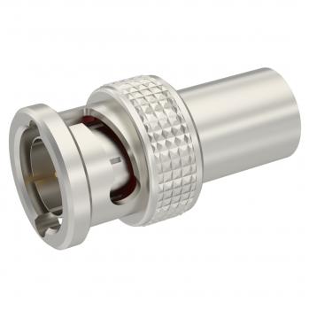 Radiall-R142090000 RF-Steckverbinder Conn BNC 0Hz to 1GHz 75Ohm Crimp ST Cable Mount PL Gold Over Nickel