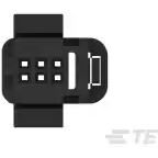 TE Connectivity-2208338-1 Einzeladersteckverbinder, Gehäuse Conn Housing RCP 6 POS 1.8mm Crimp ST Cable Mount Black Box/Carton