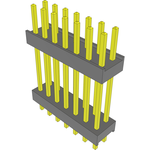 Conn Board Stacker HDR 14 POS 2.54mm Solder ST Top Entry Thru-Hole Bulk
