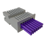 Cable Assembly Discrete Wire 0.127m 30AWG Terminal Strip 14 POS HDR Crimp Layer