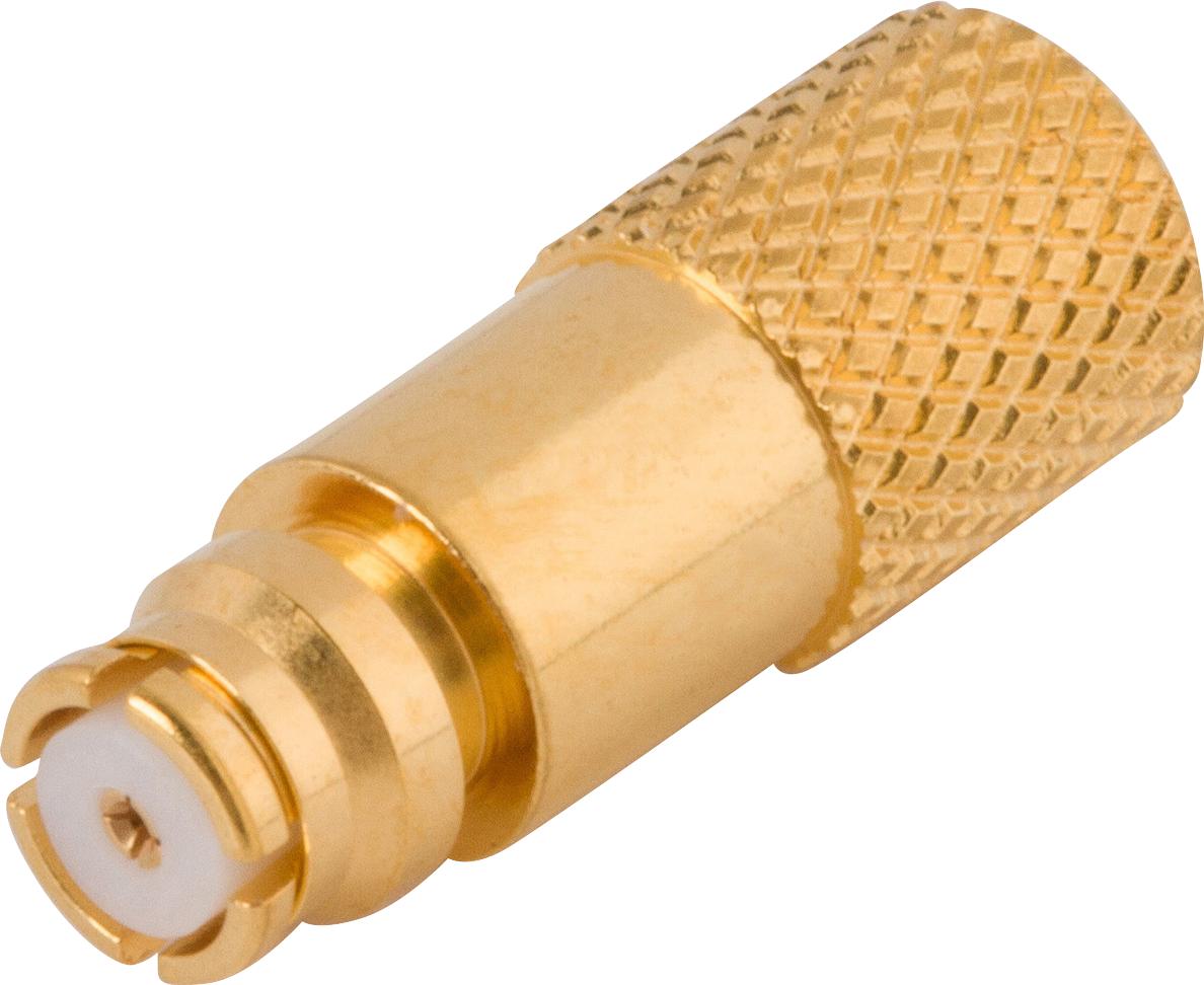 Amphenol SV Microwave-8012-4008 RF-Steckverbinder Conn SMP 0Hz to 40GHz 50Ohm ST Cable Mount RCP Gold Over Nickel Tray