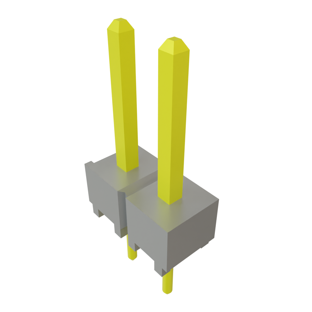 Samtec-TSW-102-26-G-S Steckverbinderleisten und Leiterplattenbuchsen Conn Unshrouded Header HDR 2 POS 2.54mm Solder ST Top Entry Thru-Hole Bulk