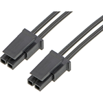 Cable Assembly UL 10002 0.6m 18AWG Wire to Board to Wire to Board 2 to 2 POS F-F Crimp-Crimp Bag