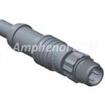 M Series, M8, A Code, Plastic, 3A, 03 pins, Male Connector, Male Contact, Straight, Screw Thread, Overmolded, Length 1000mm, IPX7