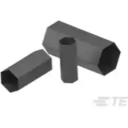 TE Connectivity-HRSR-250FR-10 热缩管 Heat Shrink Tubing ST Irradiated Modified Polyolefin Black Heavy Box