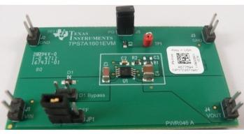 Texas Instruments-TPS7A1601EVM-046 Power Management Development Boards and Kits TPS7A1601 Linear Regulator 5V Output Evaluation Board