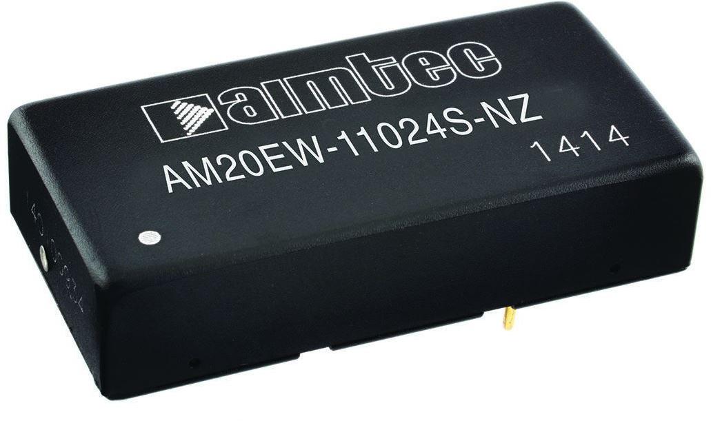 Aimtec-AM20EW-11015DH30-NZ DC to DC Converter and Switching Regulator Module Module DC-DC 110VIN 2-OUT -15V/15V -0.667A/0.667A 20W 6-Pin