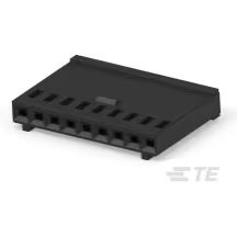TE Connectivity-102241-7 Connector Discrete Wire Housing Conn Housing RCP 9 POS 2.54mm Crimp ST Cable Mount Black Package