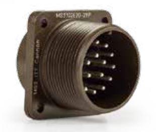 ITT Cannon-CAR3102E20-29P Connector Circular Conn Circular PIN 17 POS Crimp ST Box Mount 17 Terminal 1 Port