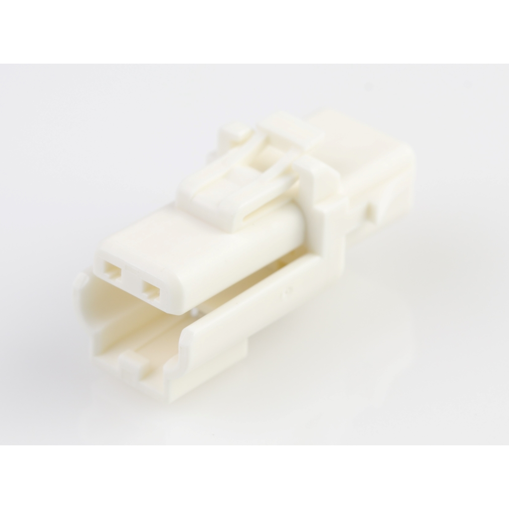 Molex-1502010002 分立接线罩连接器 Conn Housing 2 POS 3mm Crimp ST Cable Mount White Ditto™ Bag